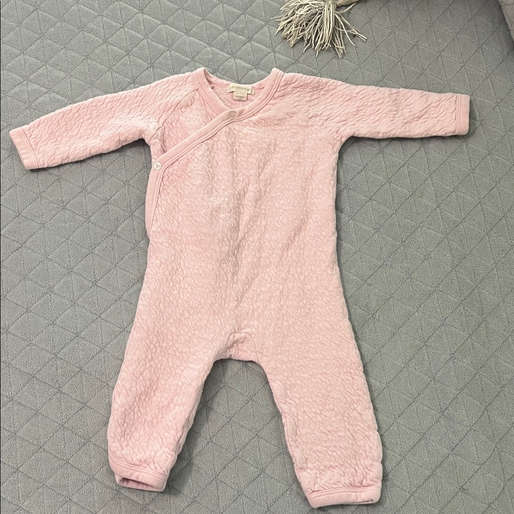 Pink Quilted Kids One Piece